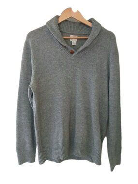 J. Crew Rugged Merino Shawl Collar Sweater